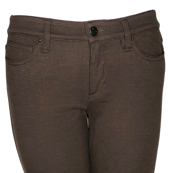 Joe’s Jeans Chocolate Brown Low Rise Skinny Wool Blend Leggings - Picture 3 of 16